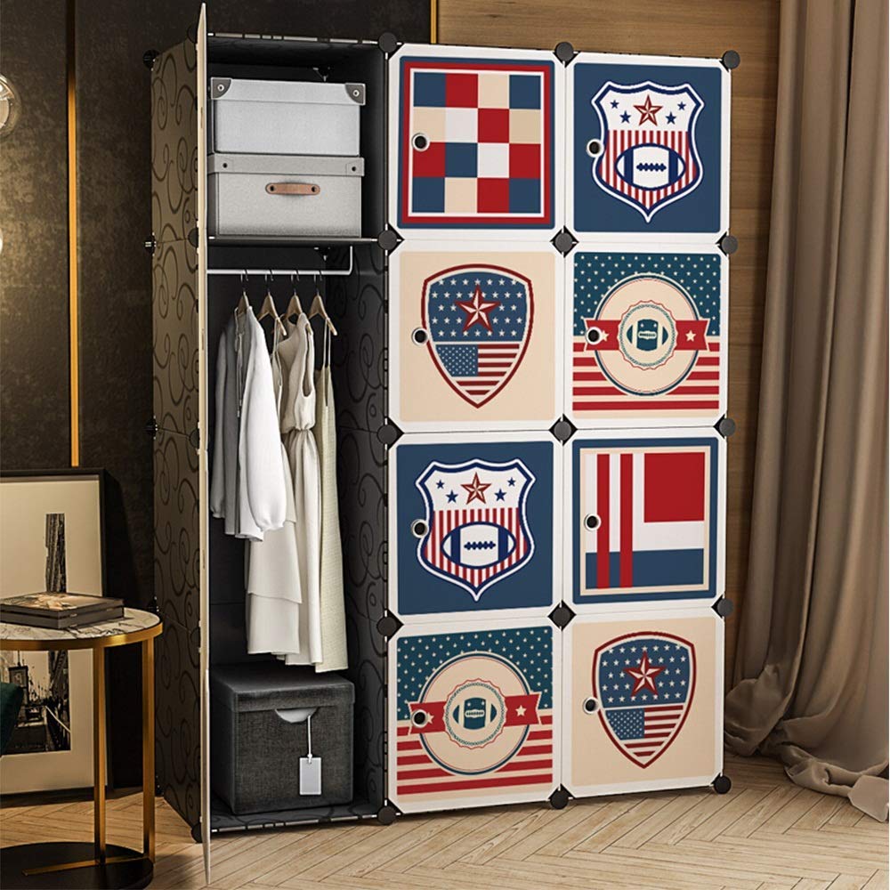 ワードローブ Amazon｜BZM-ZM （：ブルー、サイズ：111x147x47cmカラー）服